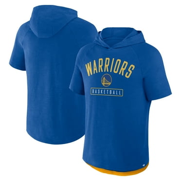 Men's Fanatics Royal Golden State Warriors Pass Legend Raglan Hoodie T-Shirt