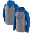 thumbnail image 1 of Men's Fanatics Royal/Heather Gray Florida Gators Wrap Up Raglan Pullover Hoodie, 1 of 3