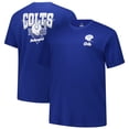 thumbnail image 1 of Men's Fanatics Royal Indianapolis Colts Big & Tall Throwback Logo T-Shirt, 1 of 3