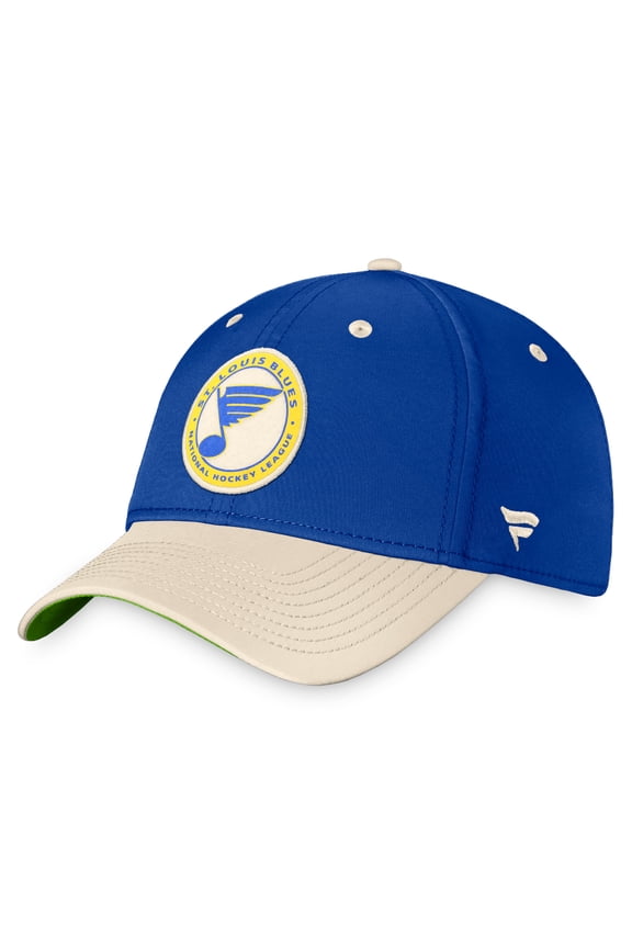 Men's Fanatics Royal/Khaki St. Louis Blues True Classics Retro Flex Hat