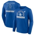 thumbnail image 1 of Men's Fanatics Royal Los Angeles Dodgers 2024 World Series Champions  Signature Roster Long Sleeve T-Shirt, 1 of 3