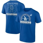 Men's Fanatics Royal Los Angeles Dodgers 2024 World Series Champions Signature Roster T-Shirt