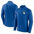 thumbnail image 1 of Men's Fanatics Royal Los Angeles Rams Head-to-Head Raglan Quarter-Zip Jacket, 1 of 3
