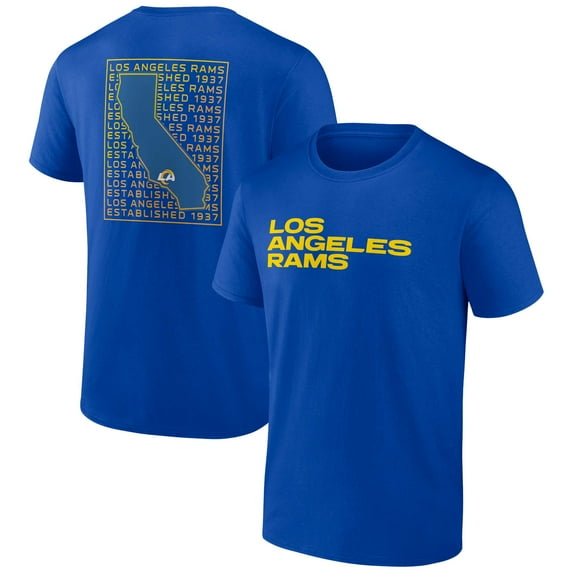 Men's Fanatics  Royal Los Angeles Rams Home Field Advantage T-Shirt