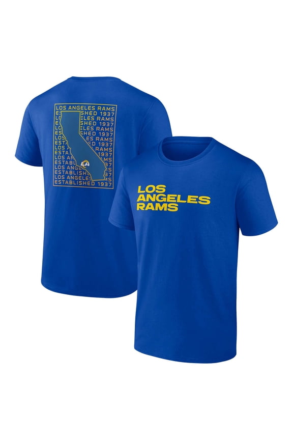 Men's Fanatics  Royal Los Angeles Rams Home Field Advantage T-Shirt