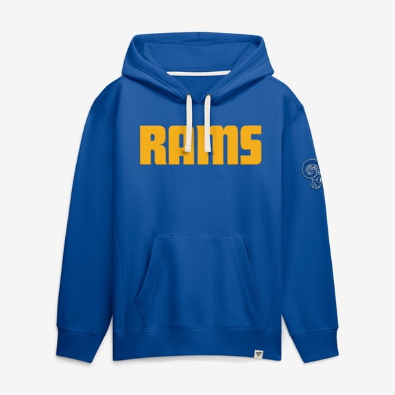 Men's Fanatics Royal Los Angeles Rams New Horizons Heritage Pullover Hoodie