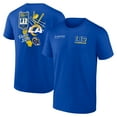 thumbnail image 1 of Men's Fanatics Royal Los Angeles Rams Split Zone T-Shirt, 1 of 3