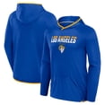 thumbnail image 1 of Men's Fanatics Royal Los Angeles Rams Transitional Defender Hoodie Long Sleeve T-Shirt, 1 of 3