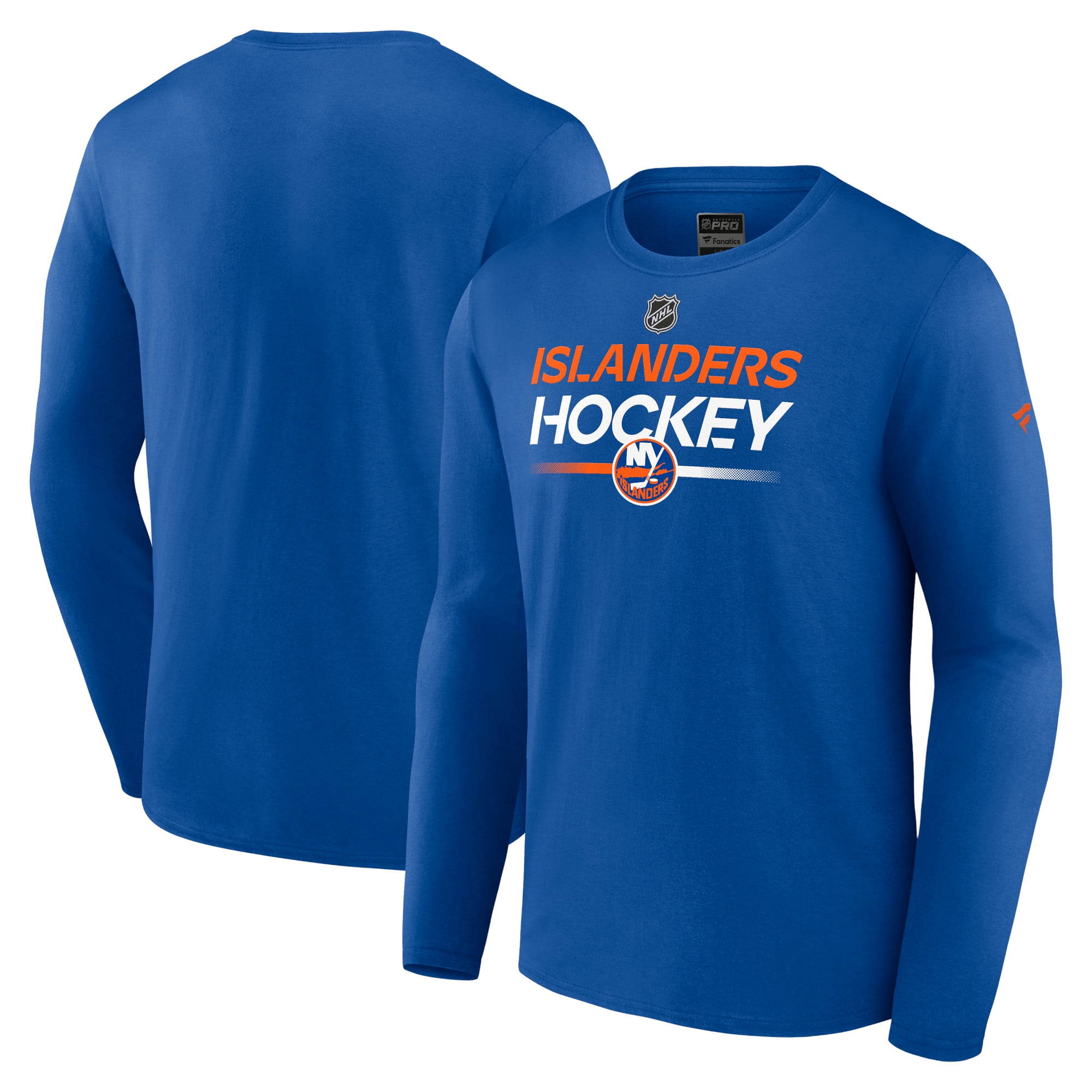 Men's Fanatics Royal New York Islanders Authentic Pro Primary Long Sleeve T-Shirt