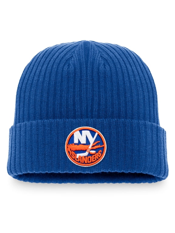 Men's Fanatics Royal New York Islanders Core Primary Logo Cuffed Knit Hat