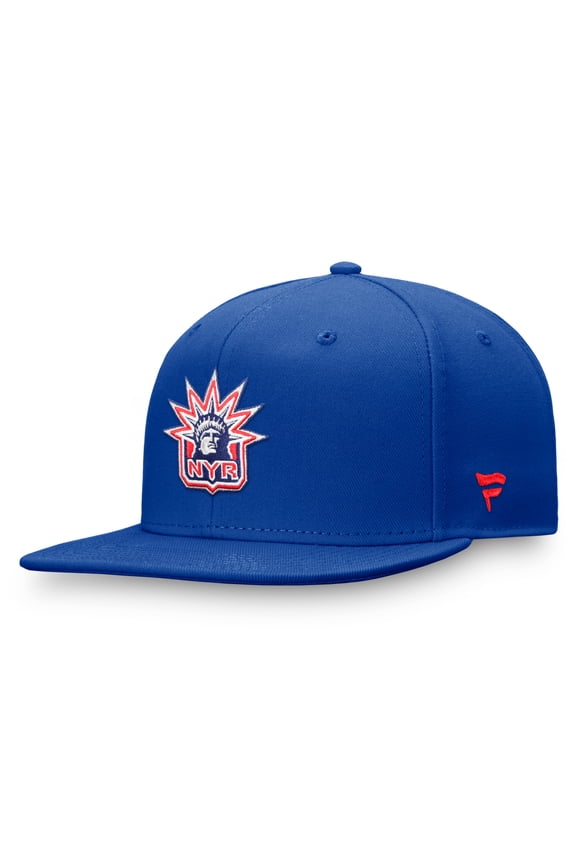 Men's Fanatics Royal New York Rangers Team Logo Fitted Hat