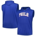 thumbnail image 1 of Men's Fanatics Royal Philadelphia 76ers Big & Tall Jersey Muscle Pullover Hoodie, 1 of 3
