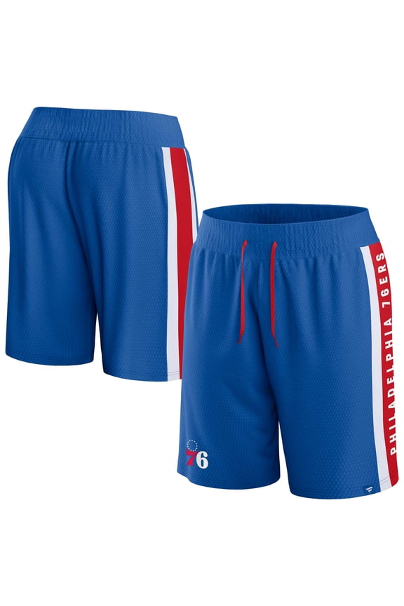 Men's Fanatics Royal Philadelphia 76ers Referee Iconic Mesh Shorts