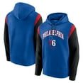 thumbnail image 1 of Men's Fanatics Royal Philadelphia 76ers Scorer Pullover Hoodie, 1 of 3