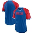 thumbnail image 1 of Men's Fanatics Royal/Red Buffalo Bills Second Wind Raglan V-Neck T-Shirt, 1 of 3