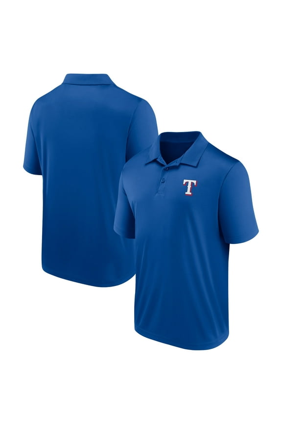 Men's Fanatics Royal Texas Rangers Team Logo Polo