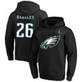 thumbnail image 1 of Men's Fanatics Saquon Barkley Black Philadelphia Eagles Super Bowl LIX Big & Tall Name & Number Pullover Hoodie, 1 of 3