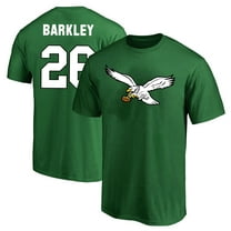 Men's Fanatics Saquon Barkley Kelly Green Philadelphia Eagles Big & Tall Player Name & Number T-Shirt