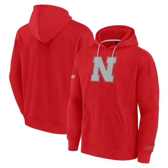 Men's Fanatics Scarlet Nebraska Huskers Elements Pace Pullover Hoodie