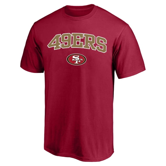 Men's Fanatics Scarlet San Francisco 49ers Big & Tall Arch Logo T-Shirt