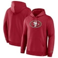 thumbnail image 1 of Men's Fanatics  Scarlet San Francisco 49ers Pylon Cam Legacy Pullover Hoodie, 1 of 7