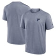 thumbnail image 1 of Men's Fanatics Navy St. Louis Blues Front Office Tech T-Shirt, 1 of 3
