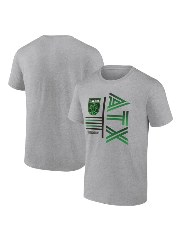 Men's Fanatics Steel Austin FC Crewneck T-Shirt
