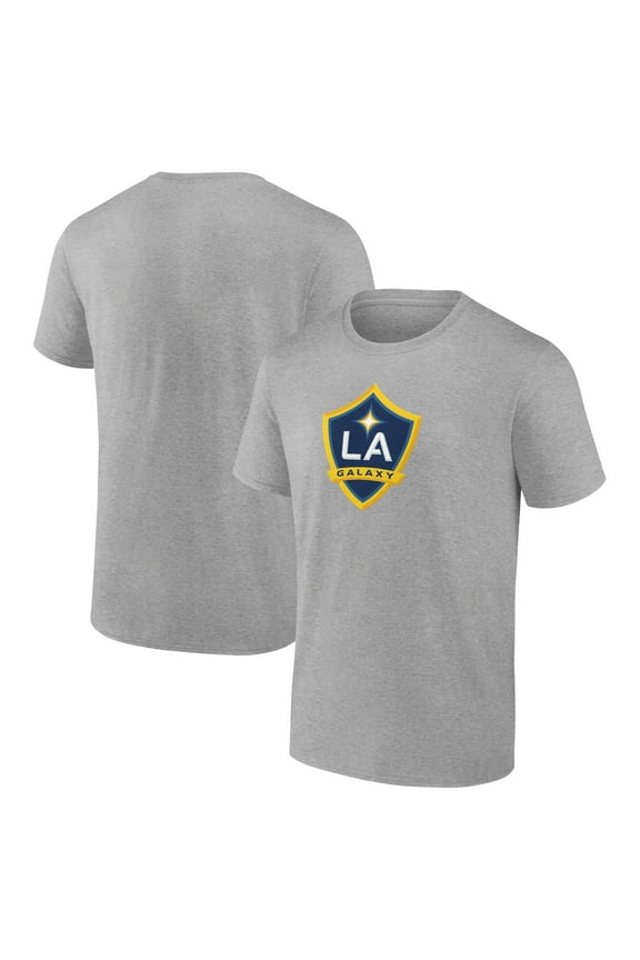 Men's Fanatics Steel LA Galaxy Logo T-Shirt