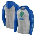 thumbnail image 1 of Men's Fanatics Steel Seattle Sounders FC Deflection Raglan Pullover Hoodie, 1 of 3