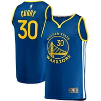 Men's Fanatics Stephen Curry Royal Golden State Warriors Fast Break Replica Jersey -  Icon Edition