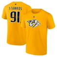thumbnail image 1 of Men's Fanatics Steven Stamkos Gold Nashville Predators Authentic Stack Name & Number T-Shirt, 1 of 3