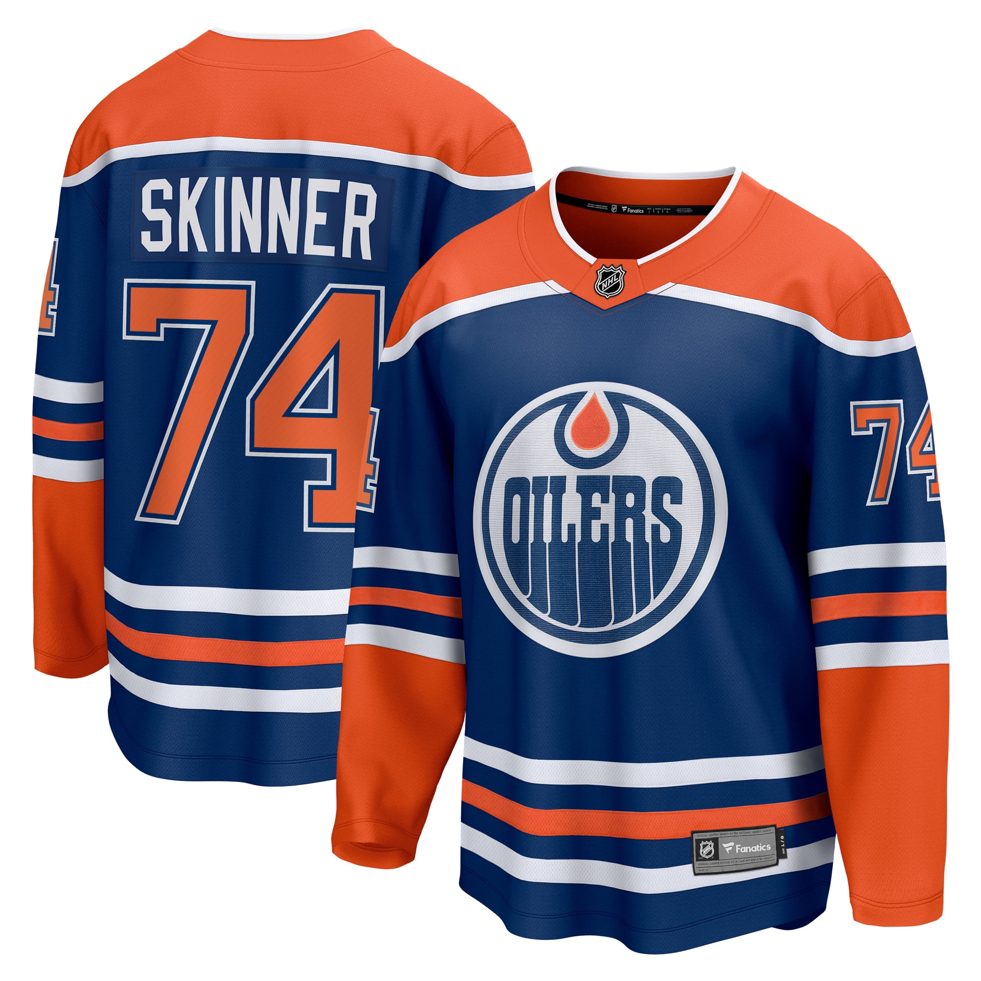 Men's Fanatics Evander Kane Royal Edmonton Oilers Home Breakaway