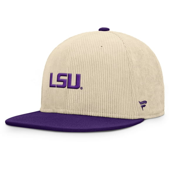 Men's Fanatics Tan LSU Tigers Catcher Snapback Hat