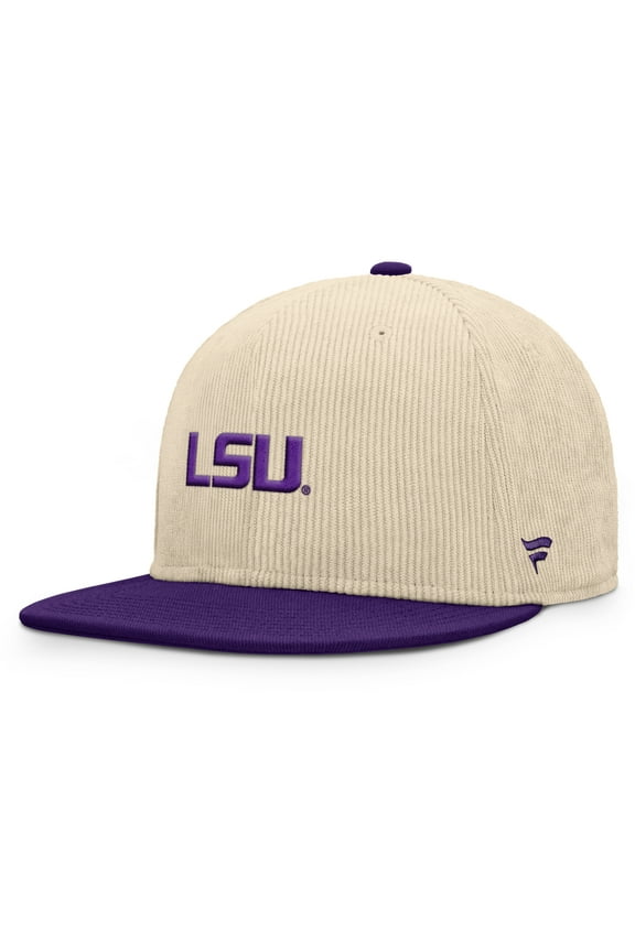 Men's Fanatics Tan LSU Tigers Catcher Snapback Hat