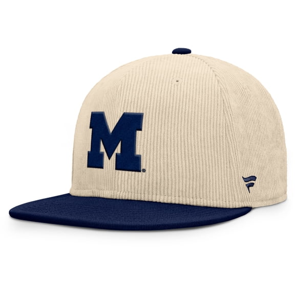 Men's Fanatics Tan Michigan Wolverines Catcher Snapback Hat