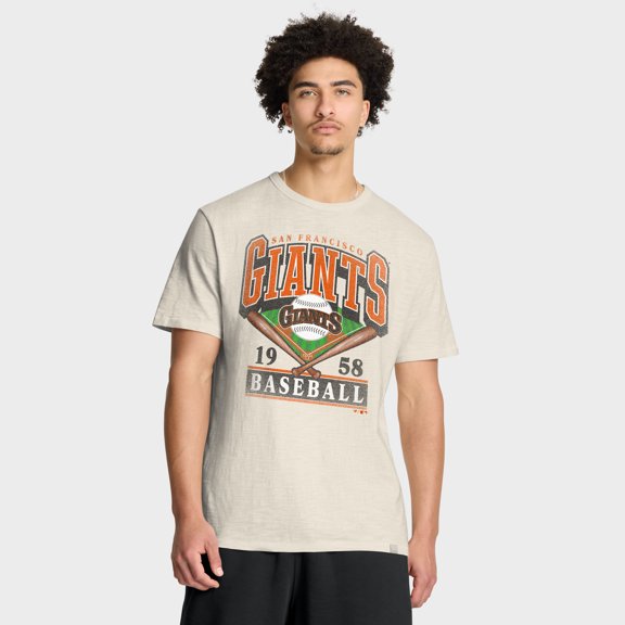 Men's Fanatics Tan San Francisco Giants Stadium Slub T-Shirt