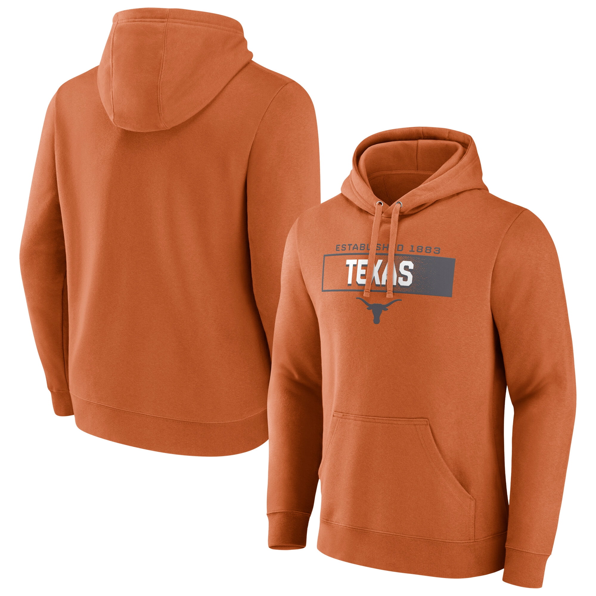 Men's Fanatics Texas Orange Texas Longhorns Iconic Fleece Down The ...
