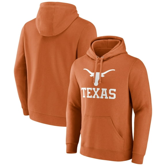 Men's Fanatics  Texas Orange Texas Longhorns Team Lockup Pullover Hoodie
