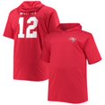 thumbnail image 1 of Men's Fanatics Tom Brady Red Tampa Bay Buccaneers Big & Tall Player Name & Number Hoodie T-Shirt, 1 of 3