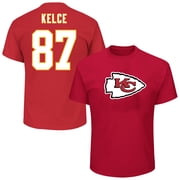 Mens Fanatics Travis Kelce Red Kansas City Chiefs Big & Tall Player Name & Number T-Shirt