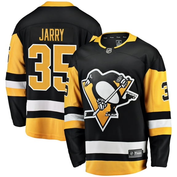 Men's Fanatics Tristan Jarry Black Pittsburgh Penguins Home Breakaway Player Jersey