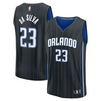 Men's Fanatics Tristan da Silva Black Orlando Magic 2024 NBA Draft Fast Break Player Jersey - Icon Edition