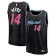 thumbnail image 1 of Men's Fanatics Tyler Herro Black Miami Heat 2025/26 City Edition Fast Break Jersey, 1 of 3