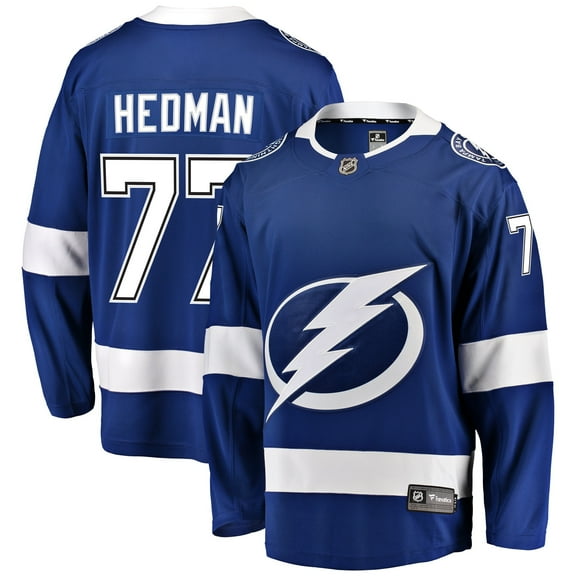 Men's Fanatics Victor Hedman Blue Tampa Bay Lightning  Breakaway Jersey