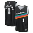 thumbnail image 1 of Men's Fanatics Victor Wembanyama Black San Antonio Spurs 2025/26 City Edition Fast Break Jersey, 1 of 5