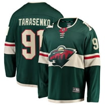 Men's Fanatics Vladimir Tarasenko Green Minnesota Wild Home Breakaway Jersey