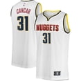 thumbnail image 1 of Men's Fanatics Vlatko Cancar White Denver Nuggets Fast Break Player Jersey - Association Edition, 1 of 3