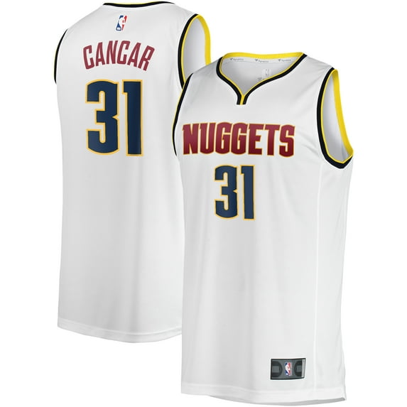 Men's Fanatics Vlatko Cancar White Denver Nuggets Fast Break Player Jersey - Association Edition