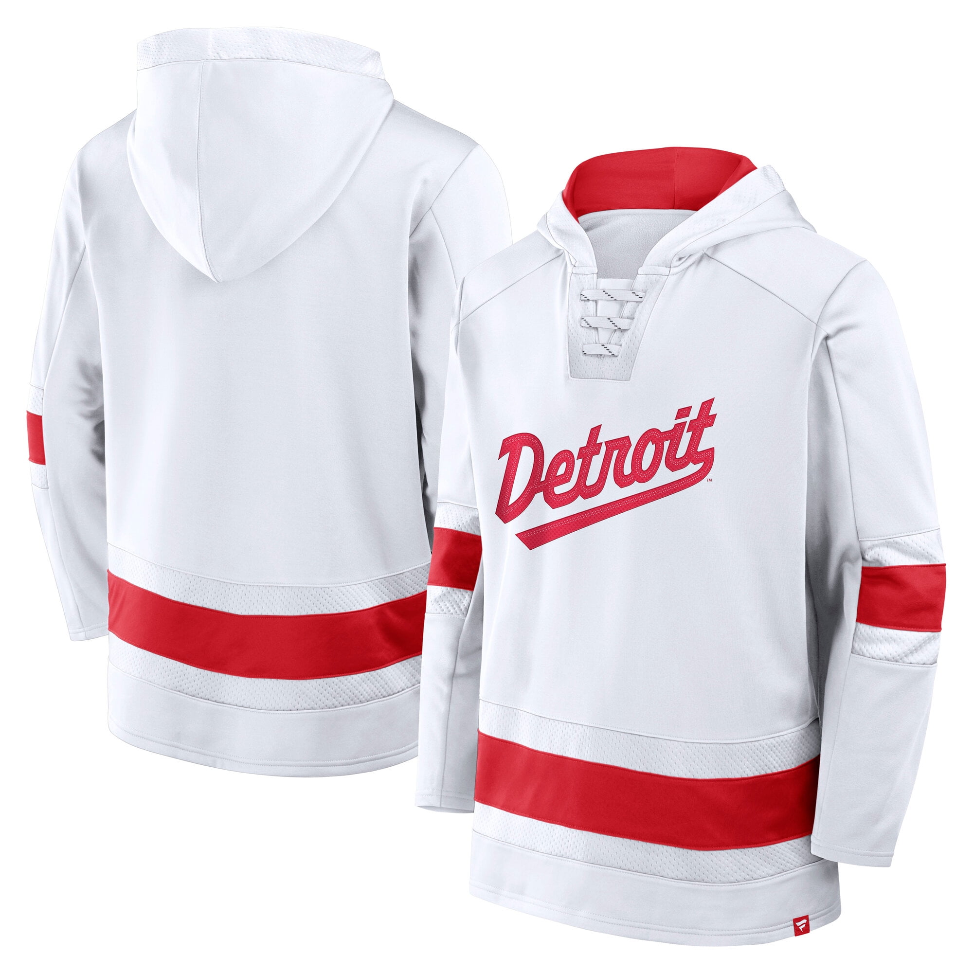 Men's Fanatics White/Athletic Red Detroit Red Wings 2025 NHL Stadium