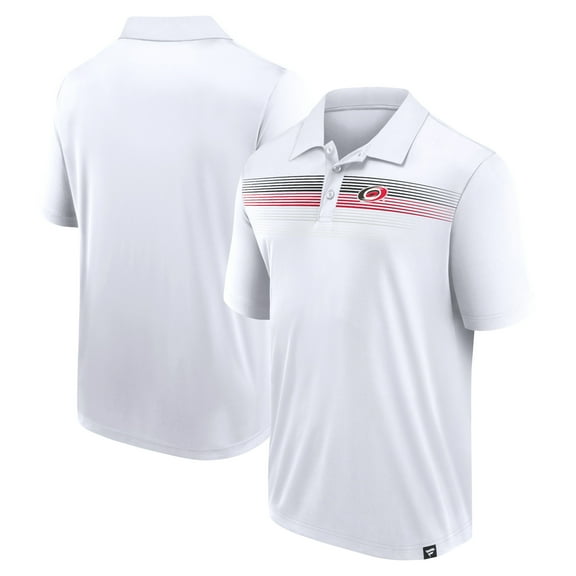 Men's Fanatics White Carolina Hurricanes Victory For Us Interlock Polo